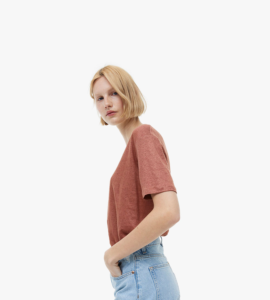 Linen t-shirt